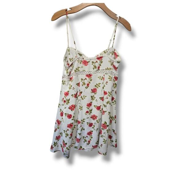 LA Hearts Women’s White Floral Corset Mini Dress | Spaghetti Straps | Size Small - Picture 4 of 10